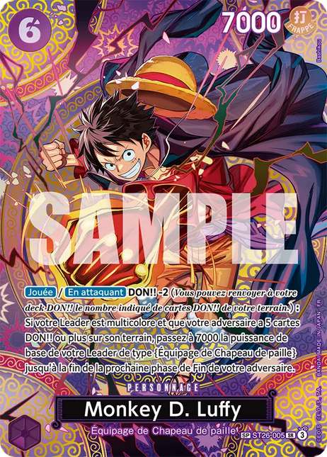 ST26-005 Monkey D. Luffy SP Card