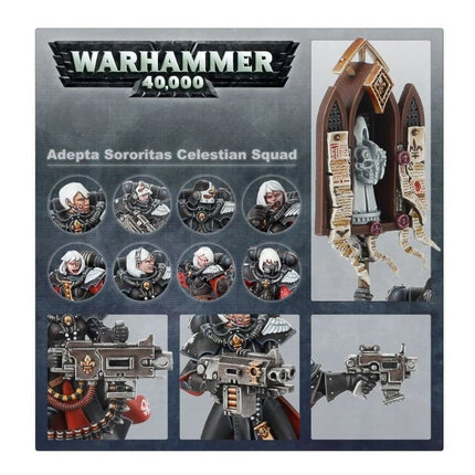 Détails Celestian Squad : têtes et Simulacrum Imperialis