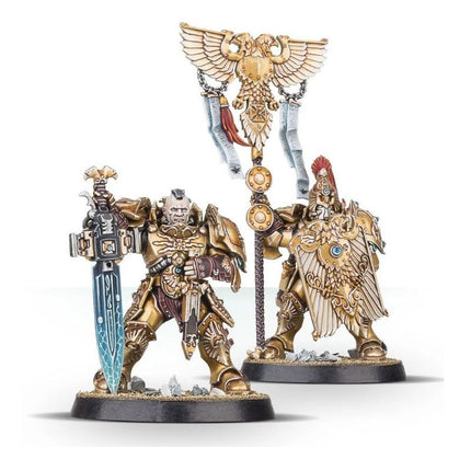 Shield-Captain et porte-étendard Custodes