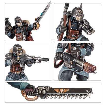 Détails du Death Korps de Krieg : Maître du Guet et épée tronçonneuse