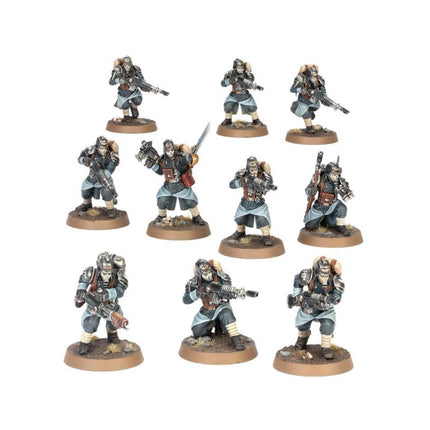 Death Korps de Krieg, escouade de 10 figurines peintes