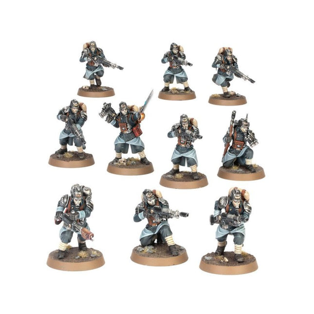 Death Korps de Krieg, escouade de 10 figurines peintes