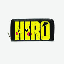 Portefeuille Pokemon Pikachu zippé