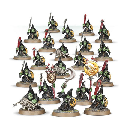 Troueurs des Luneclans Gloomspite Gitz, 20 figurines peintes