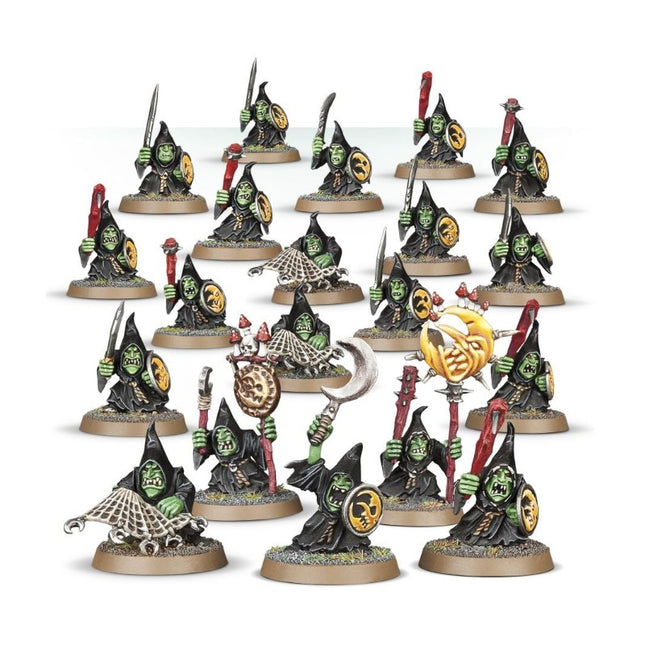 Troueurs des Luneclans Gloomspite Gitz, 20 figurines peintes
