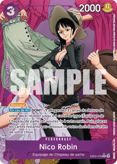 Eb02-036 Nico Robin Rare Alternative