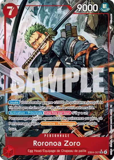 EB04-007 Roronoa Zoro SR Alternative