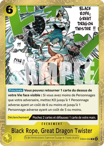 EB04-059 Black Rope, Great Dragon Twister