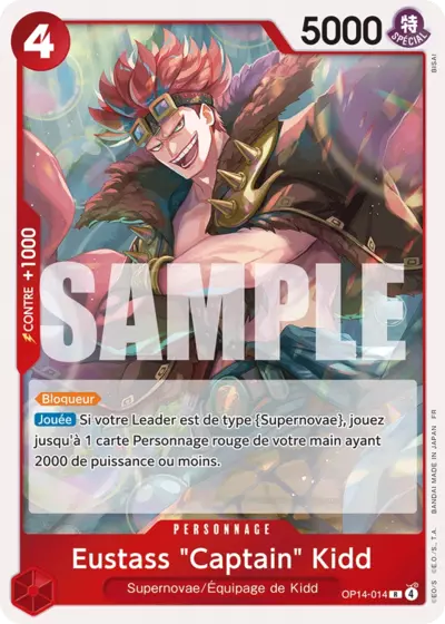 OP14-014 Eustass "Captain" Kidd