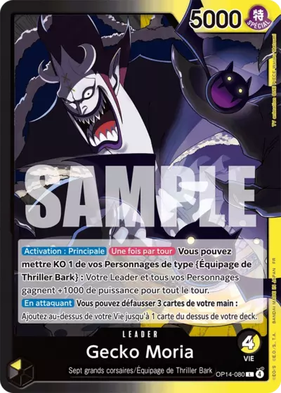 OP14-080 Gecko Moria Leader