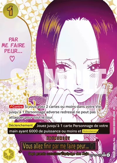 OP14-118 Vous allez finir par me faire peur... ♡ Rare Alternative