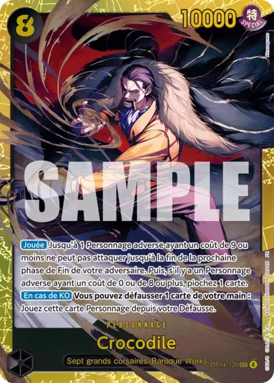 OP14-120 Crocodile Secrete Rare
