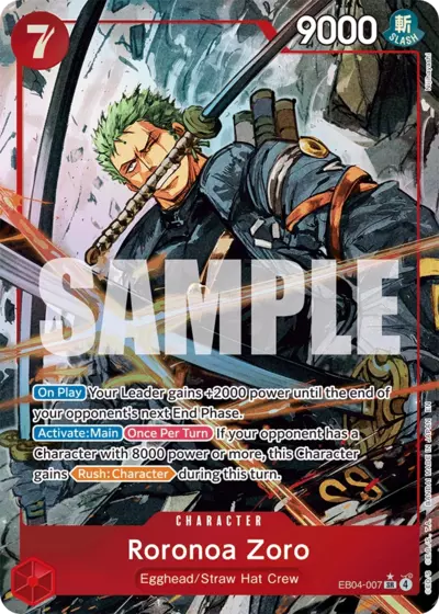 EB04-007 Roronoa Zoro SR Alternative
