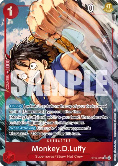 OP14-013 Monkey D.Luffy SR Alternative