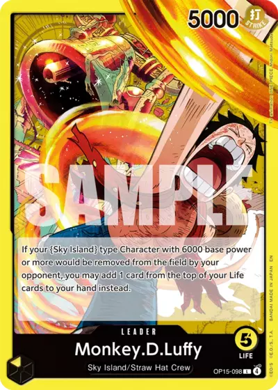 OP15-098 Monkey D.Luffy Leader