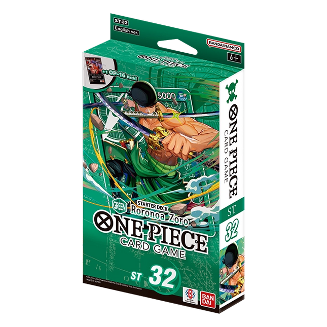 One Piece ST-32 Starter Deck Vert Roronoa Zoro