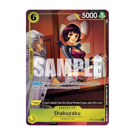 Carte promo OP14-107 Shakuyaku illustration