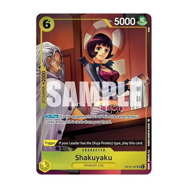 Carte promo OP14-107 Shakuyaku illustration