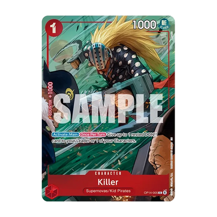 Carte promo OP14-005 Killer illustration