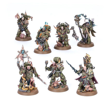 Kill team des Marines de la Peste, figurines peintes