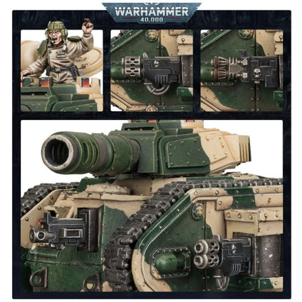Détails du Leman Russ : équipage et tourelle