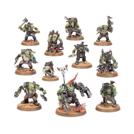 Orks Boyz, 11 figurines peintes