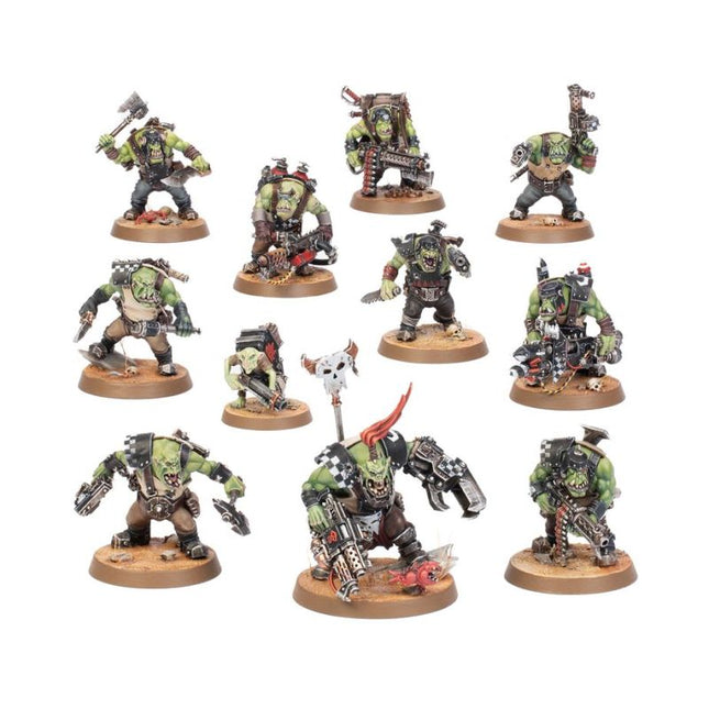 Orks Boyz, 11 figurines peintes