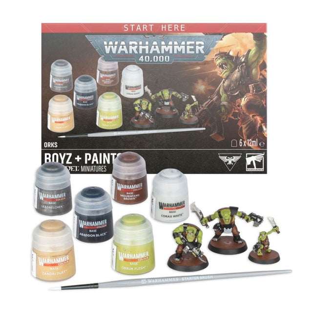 Set Orks Boyz + Peintures Warhammer 40,000