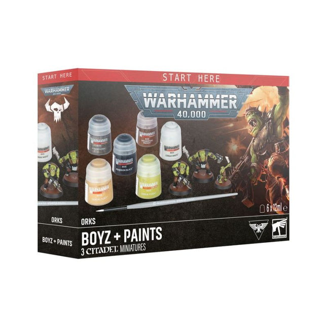 Contenu du set Orks + Peintures