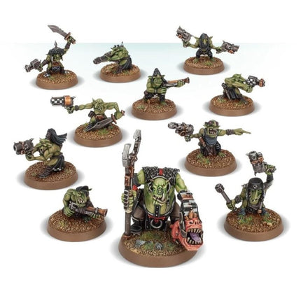 Orks Runtherd et Gretchins, 11 figurines peintes