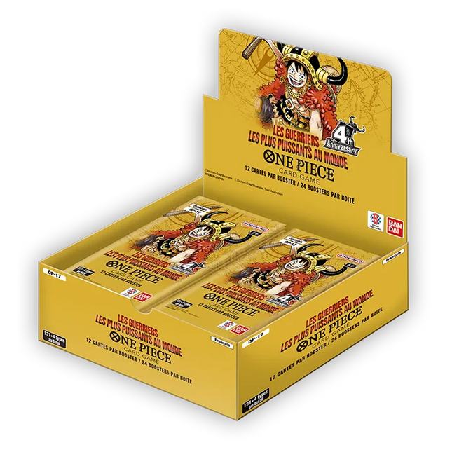 Display One Piece Card Game OP-17 Les Guerriers les Plus Puissants au Monde FR, 24 boosters