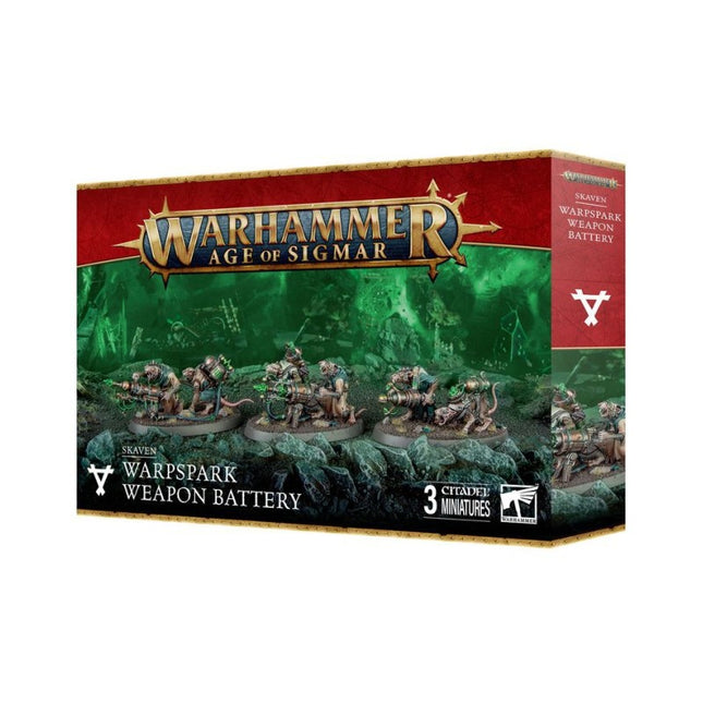 Skaven Warpspark Weapon Battery, boîte Warhammer Age of Sigmar