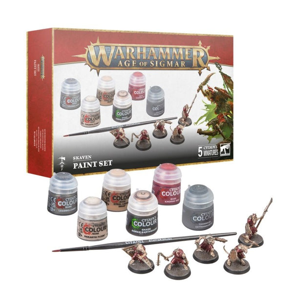 Set Skaven Rats des Clans + Peintures Age of Sigmar