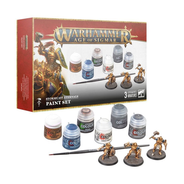 Set Stormcast Eternals + Peintures, contenu complet