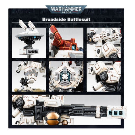 Détails du Broadside Battlesuit et des drones